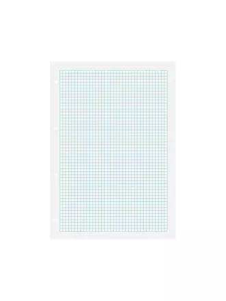 BRUNNEN VERLAG | Recharges pour classeur à anneaux quadrillées 50 feuilles avec cadre | 